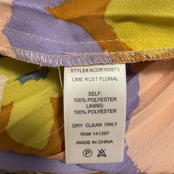 Astr Multicolor Pleated Maxi Dress - Picture 4 of 7